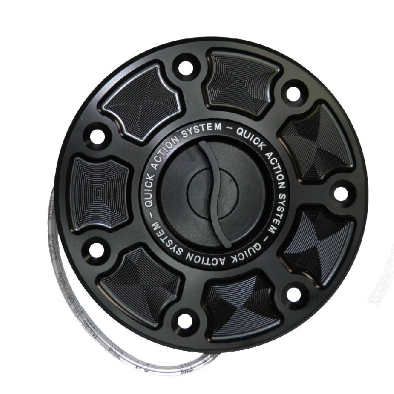 Tappo Per Serbatoio Carburante con Chiusura Rapida Accossato, ricavato in alluminio CNC