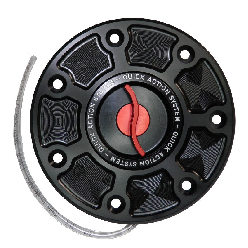 Tappo Per Serbatoio Carburante con Chiusura Rapida Accossato, ricavato in alluminio CNC