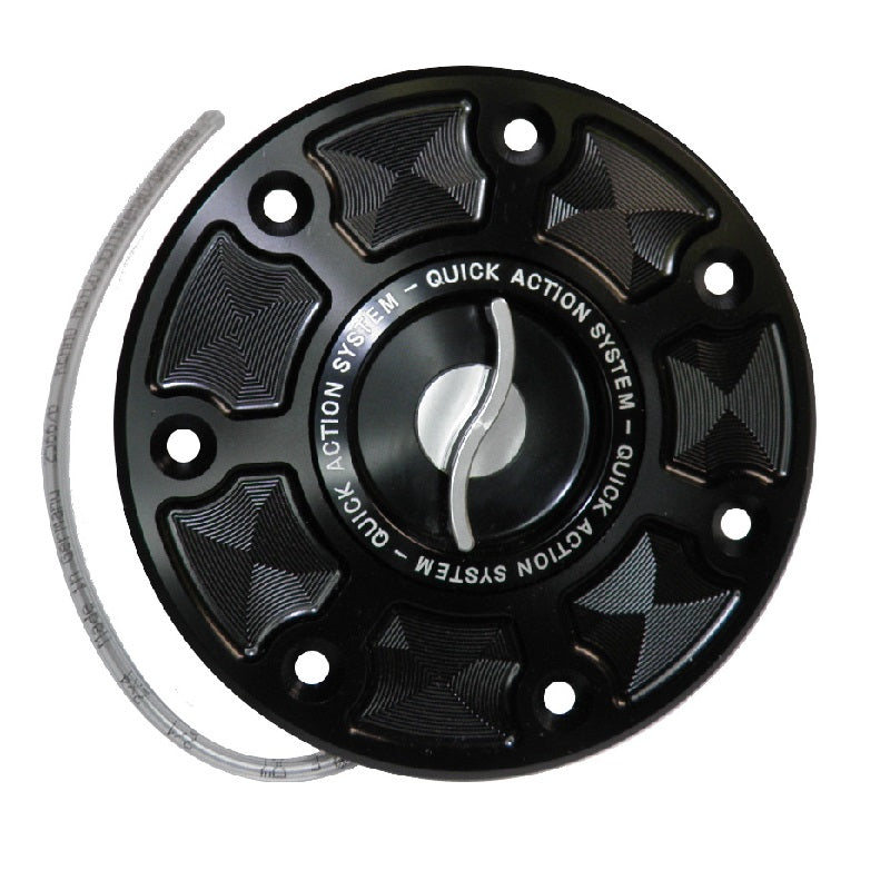Tappo Per Serbatoio Carburante con Chiusura Rapida Accossato, ricavato in alluminio CNC
