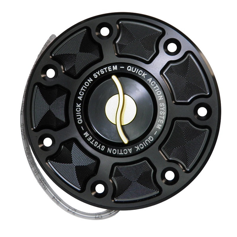 Tappo Per Serbatoio Carburante con Chiusura Rapida Accossato, ricavato in alluminio CNC