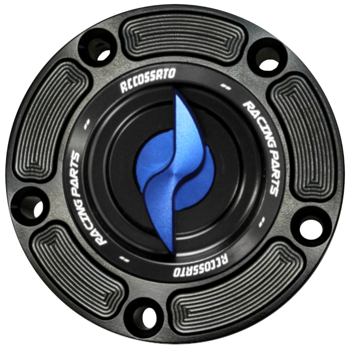 Tappo serbatoio per moto Buell EBR - 2012-2017 con sgancio rapido ricavato dal pieno in alluminio, marca Accossato codice FC148