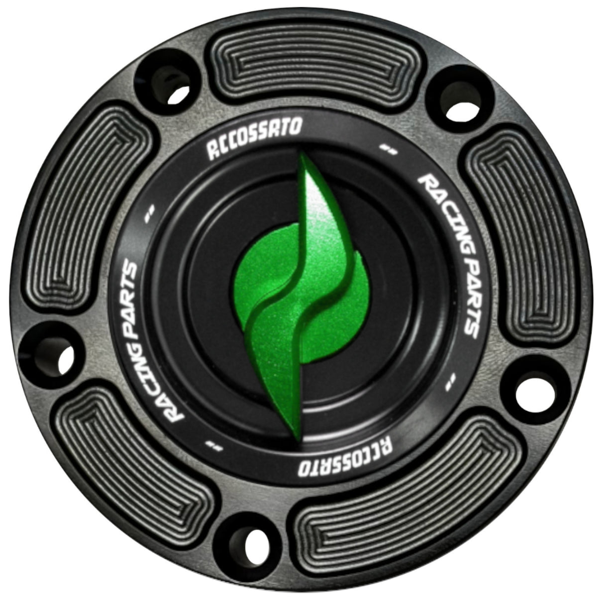 Tappo serbatoio per moto Buell EBR - 2012-2017 con sgancio rapido ricavato dal pieno in alluminio, marca Accossato codice FC148