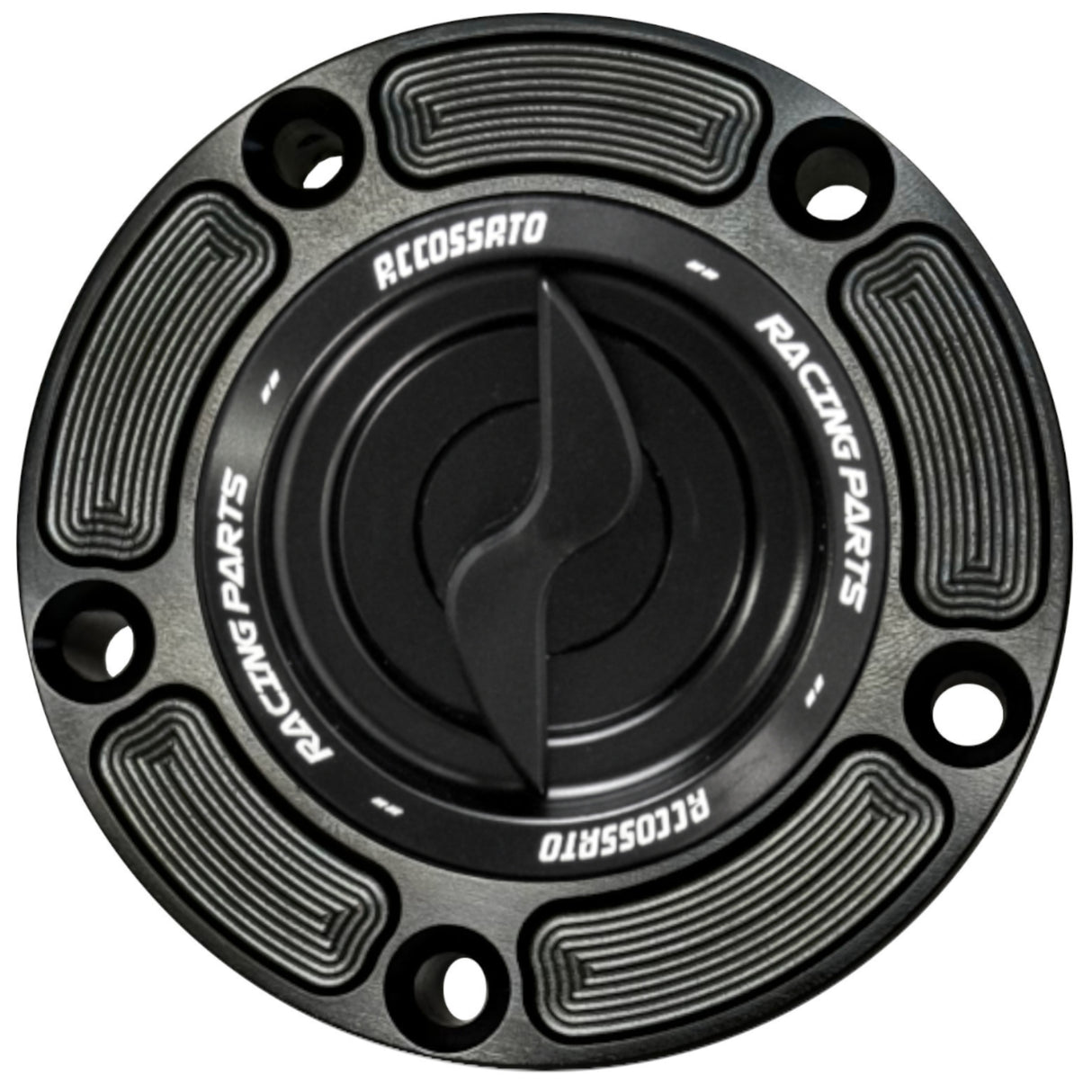 Tappo serbatoio per moto Buell EBR - 2012-2017 con sgancio rapido ricavato dal pieno in alluminio, marca Accossato codice FC148