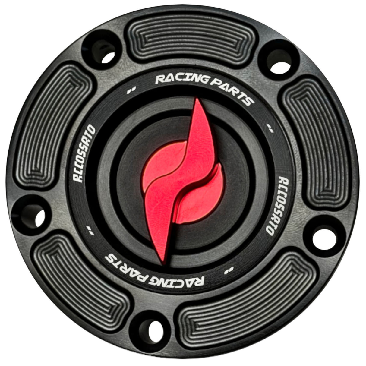 Tappo serbatoio per moto Buell EBR - 2012-2017 con sgancio rapido ricavato dal pieno in alluminio, marca Accossato codice FC148