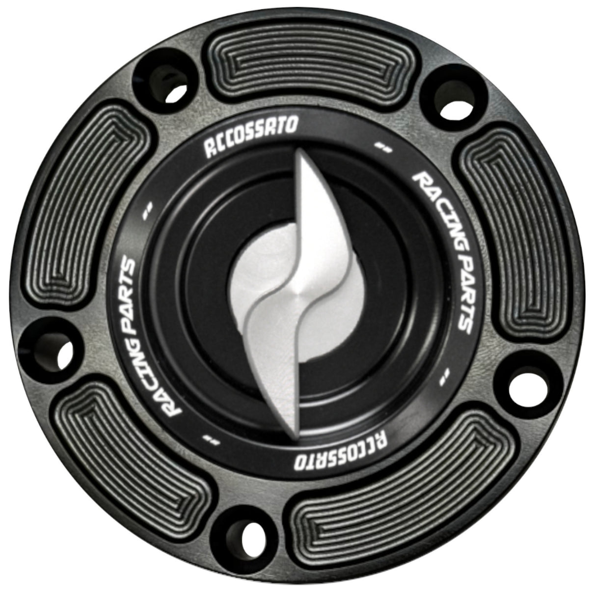 Tappo serbatoio per moto Buell EBR - 2012-2017 con sgancio rapido ricavato dal pieno in alluminio, marca Accossato codice FC148