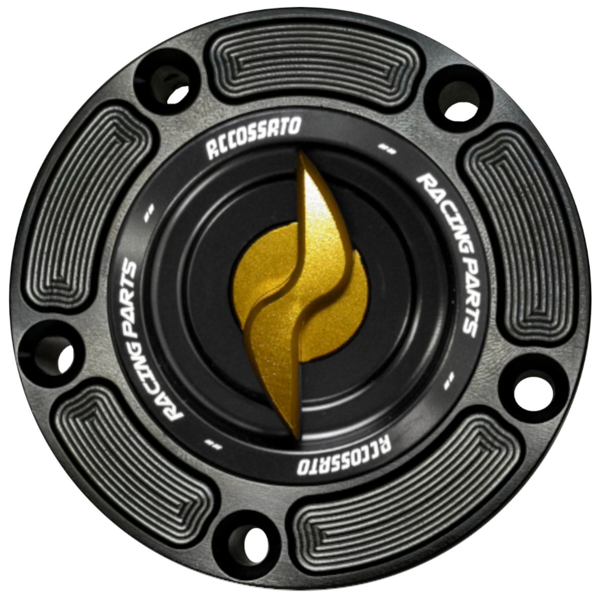 Tappo serbatoio per moto Buell EBR - 2012-2017 con sgancio rapido ricavato dal pieno in alluminio, marca Accossato codice FC148