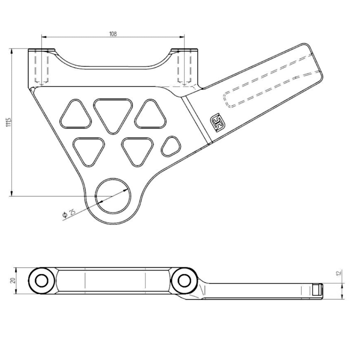 Flangia Freno Posteriore Per Harley Davidson Softail 2018-2025