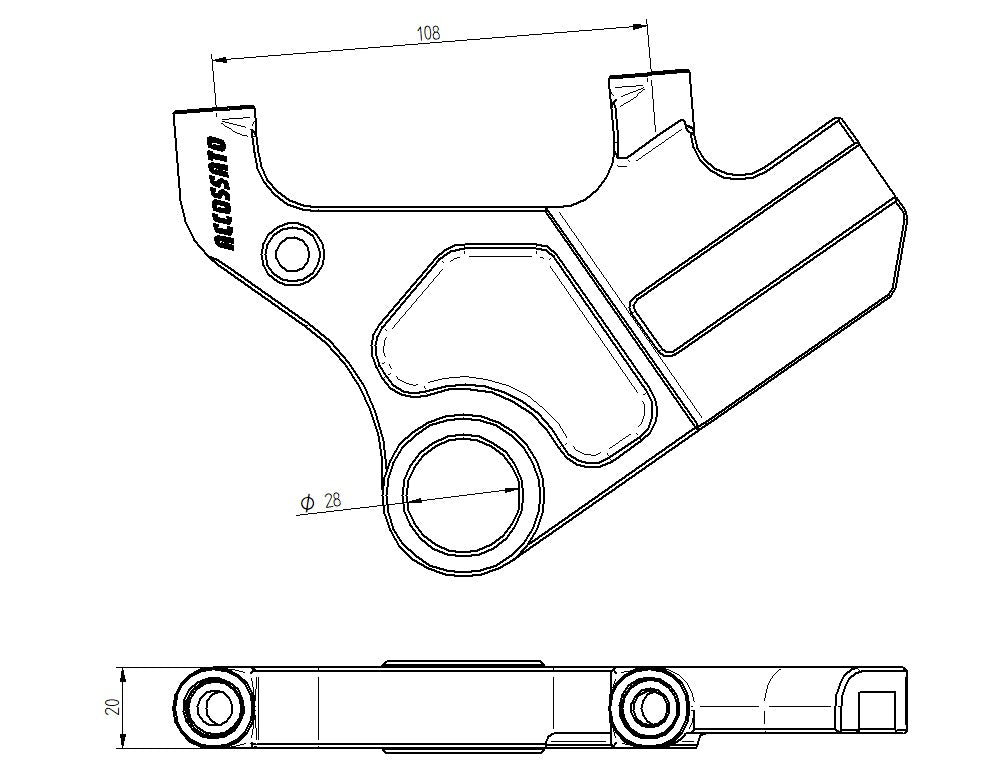 Flangia Freno Posteriore Per YAMAHA TMAX 530/560