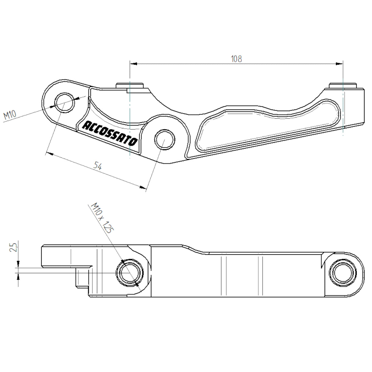 Flangia Freno Anteriore Sinistra Per ROYAL ENFIELD GT 650, INTERCEPTOR 650 (2019-2025)