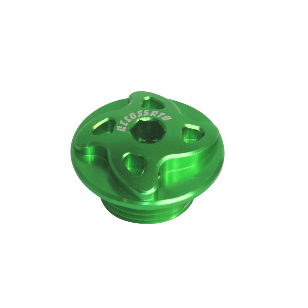 Tappo Rabbocco Olio Accossato, ricavato in alluminio CNC - Misure: M22X1,5