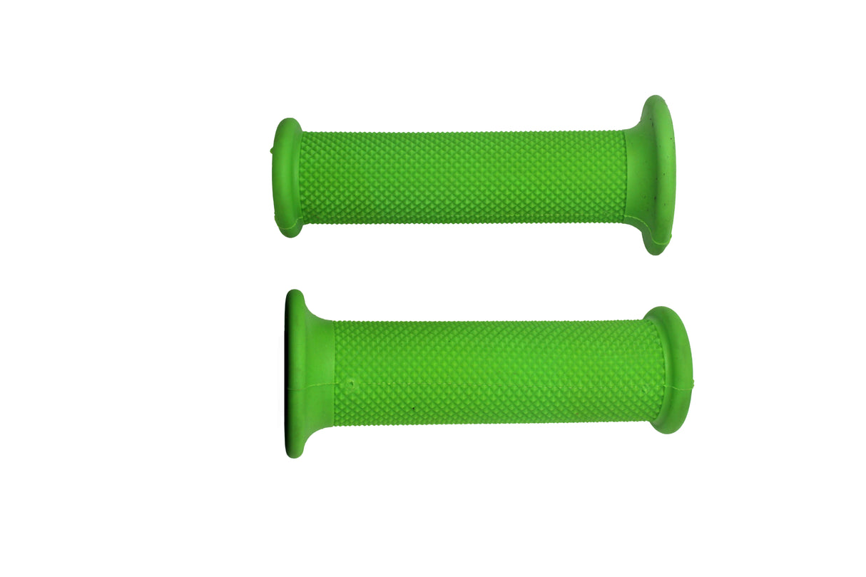 Coppia di Manopole Racing Accossato In Mescola Semi-rigida Monocolore