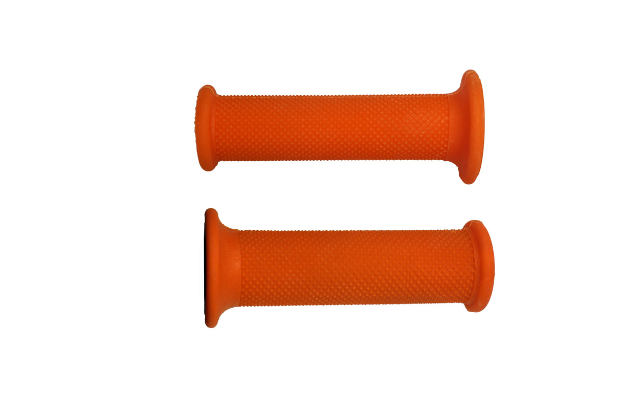 Coppia di Manopole Racing Accossato In Mescola Semi-rigida Monocolore