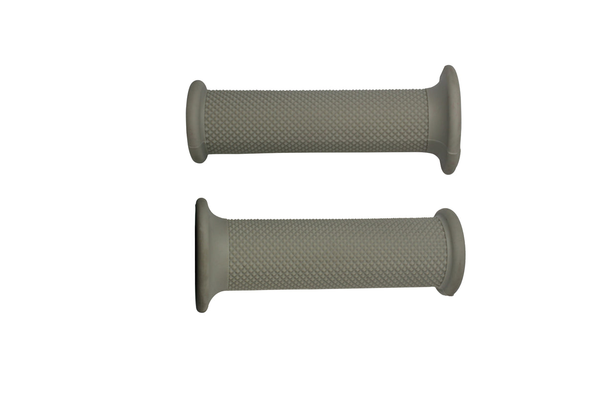 Coppia di Manopole Racing Accossato In Mescola Semi-rigida Monocolore