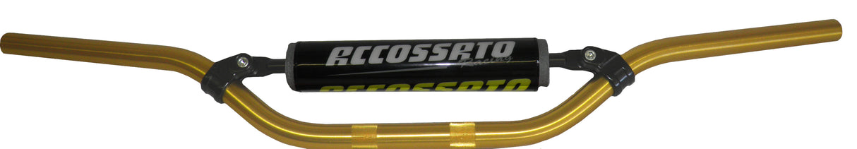 Manubrio Accossato In Alluminio Con Diametro Costante - 22 mm