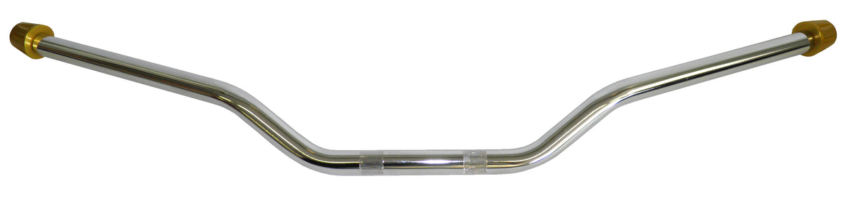 Manubrio Accossato In Acciaio Cromato Con Diametro Costante - 22 mm