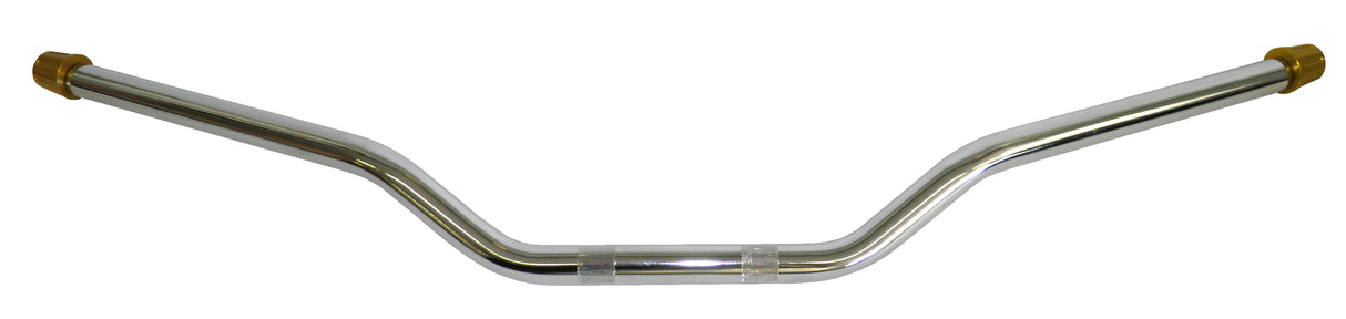 Manubrio Accossato In Acciaio Cromato Con Diametro Costante - 22 mm