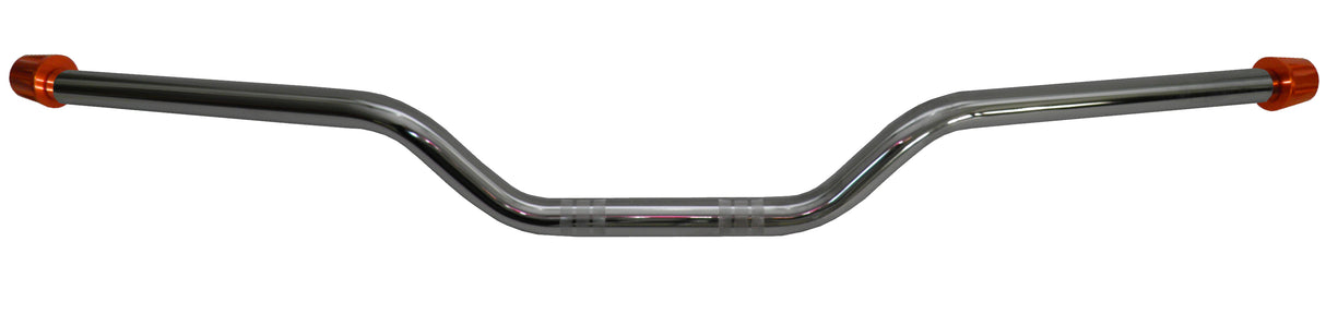 Manubrio Accossato In Acciaio Cromato Con Diametro Costante - 22 mm