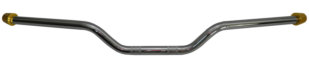 Manubrio Accossato In Acciaio Cromato Con Diametro Costante - 22 mm