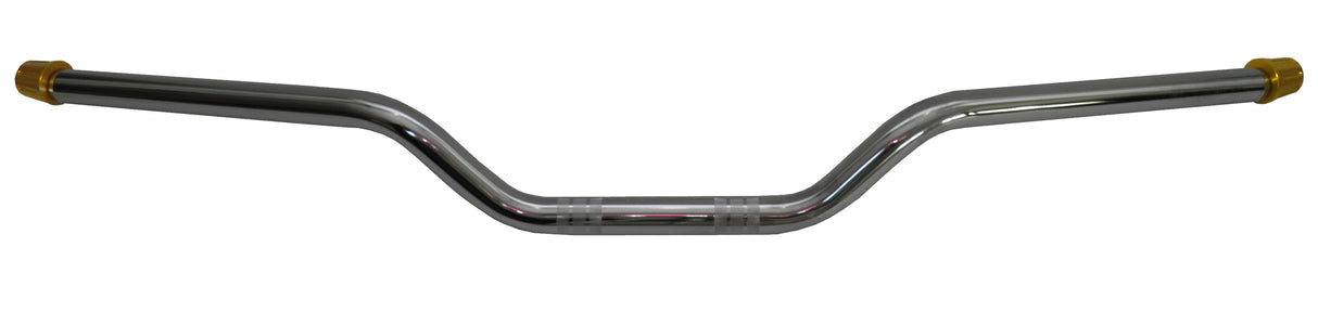 Manubrio Accossato In Acciaio Cromato Con Diametro Costante - 22 mm