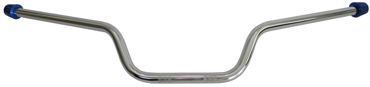 Manubrio Accossato In Acciaio Cromato Con Diametro Costante - 22 mm