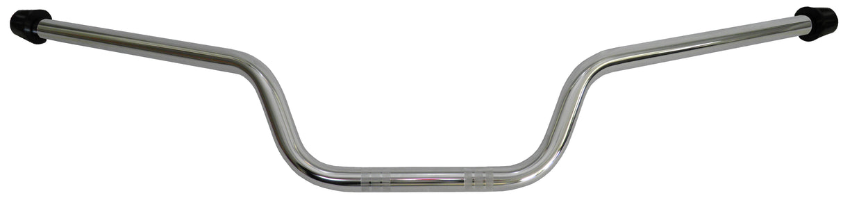 Manubrio Accossato In Acciaio Cromato Con Diametro Costante - 22 mm