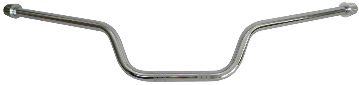 Manubrio Accossato In Acciaio Cromato Con Diametro Costante - 22 mm