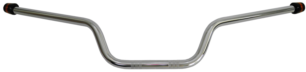 Manubrio Accossato In Acciaio Cromato Con Diametro Costante - 22 mm