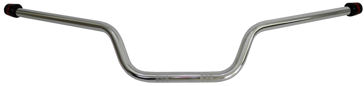 Manubrio Accossato In Acciaio Cromato Con Diametro Costante - 22 mm