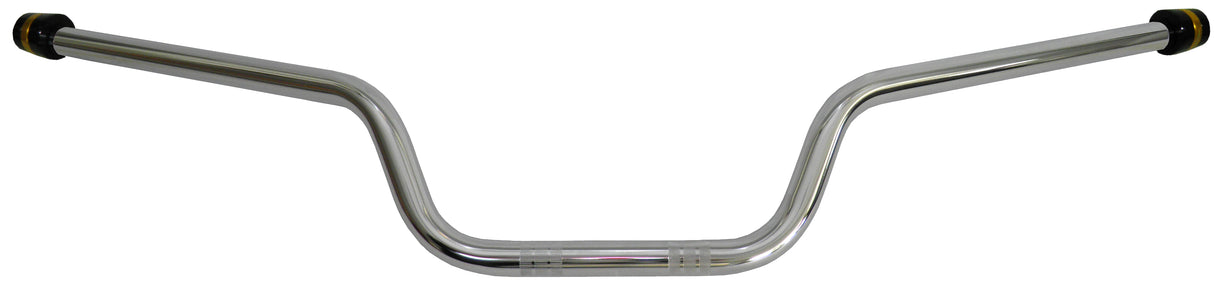 Manubrio Accossato In Acciaio Cromato Con Diametro Costante - 22 mm