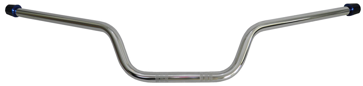 Manubrio Accossato In Acciaio Cromato Con Diametro Costante - 22 mm