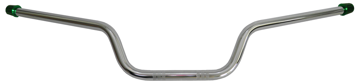 Manubrio Accossato In Acciaio Cromato Con Diametro Costante - 22 mm