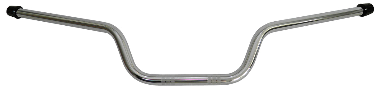 Manubrio Accossato In Acciaio Cromato Con Diametro Costante - 22 mm