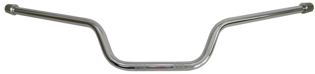 Manubrio Accossato In Acciaio Cromato Con Diametro Costante - 22 mm