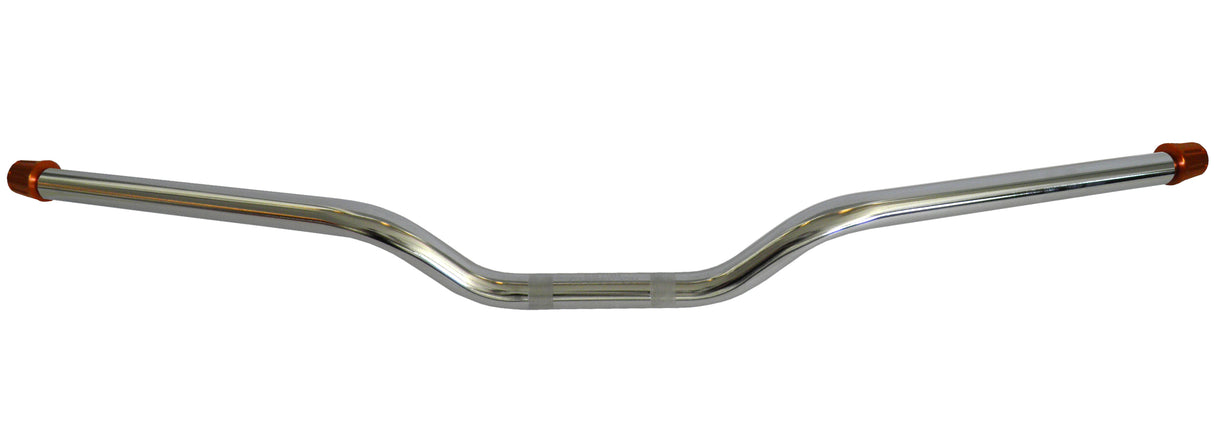 Manubrio Accossato In Acciaio Cromato Con Diametro Costante - 22 mm