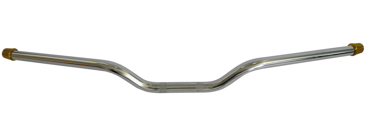 Manubrio Accossato In Acciaio Cromato Con Diametro Costante - 22 mm