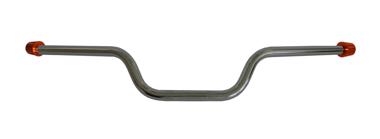 Manubrio Accossato In Acciaio Cromato Con Diametro Costante - 22 mm