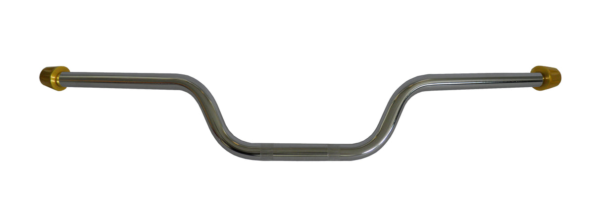 Manubrio Accossato In Acciaio Cromato Con Diametro Costante - 22 mm