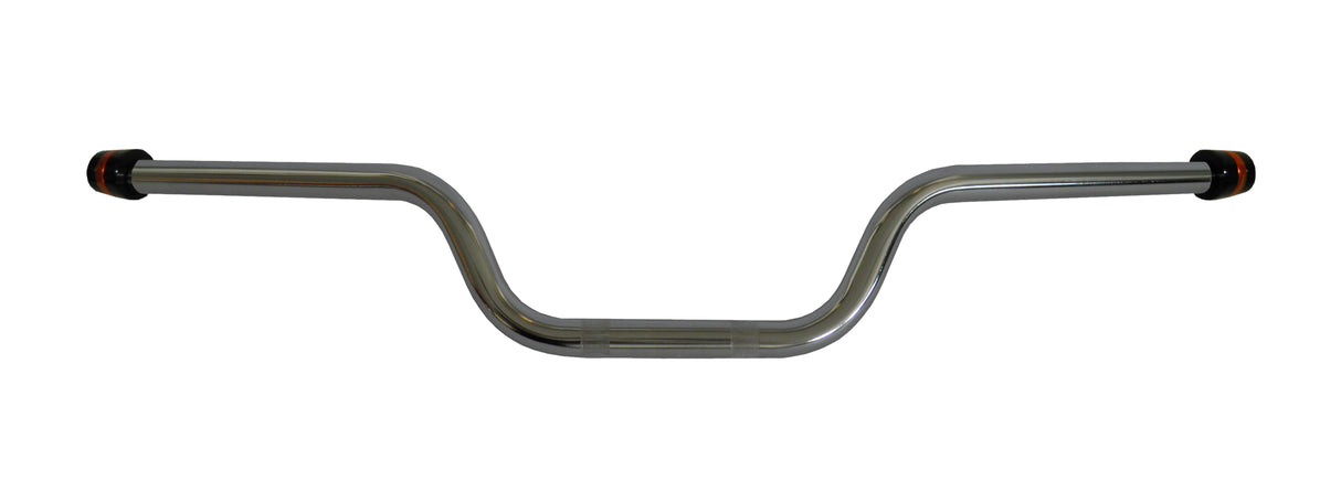 Manubrio Accossato In Acciaio Cromato Con Diametro Costante - 22 mm