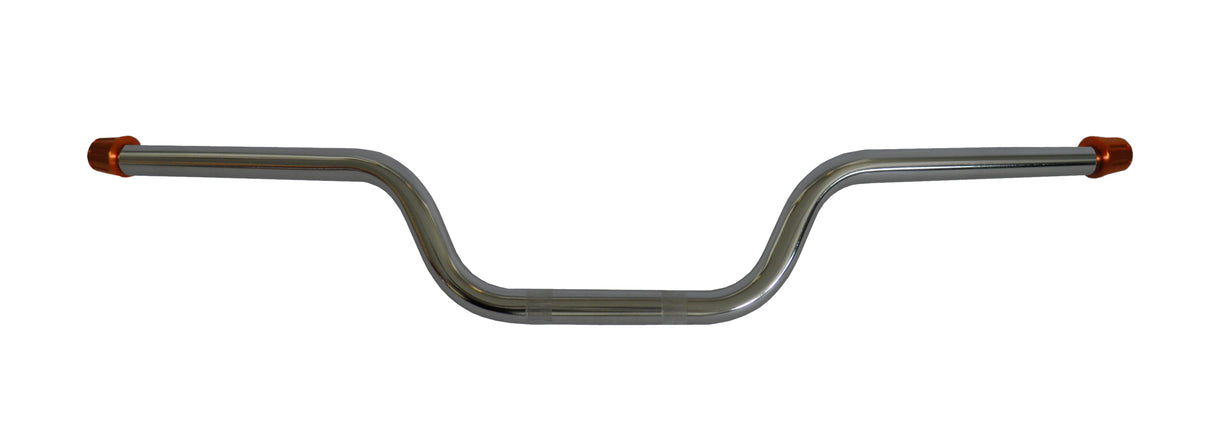 Manubrio Accossato In Acciaio Cromato Con Diametro Costante - 22 mm