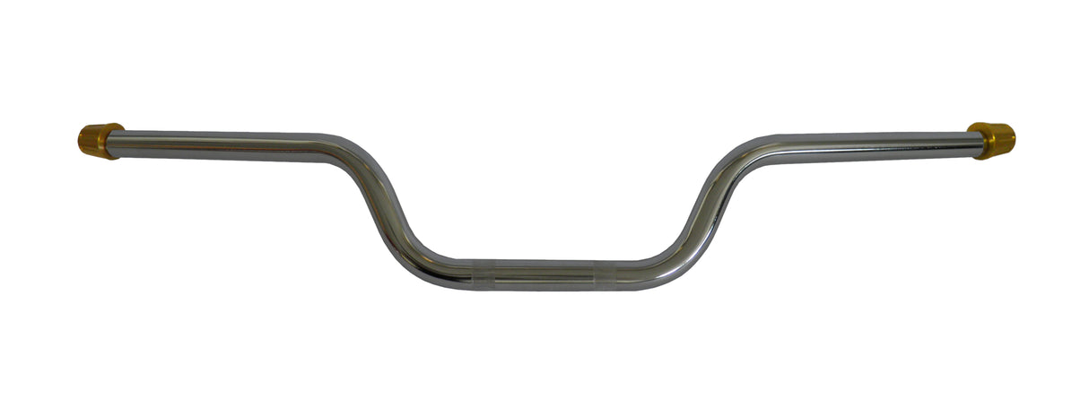 Manubrio Accossato In Acciaio Cromato Con Diametro Costante - 22 mm