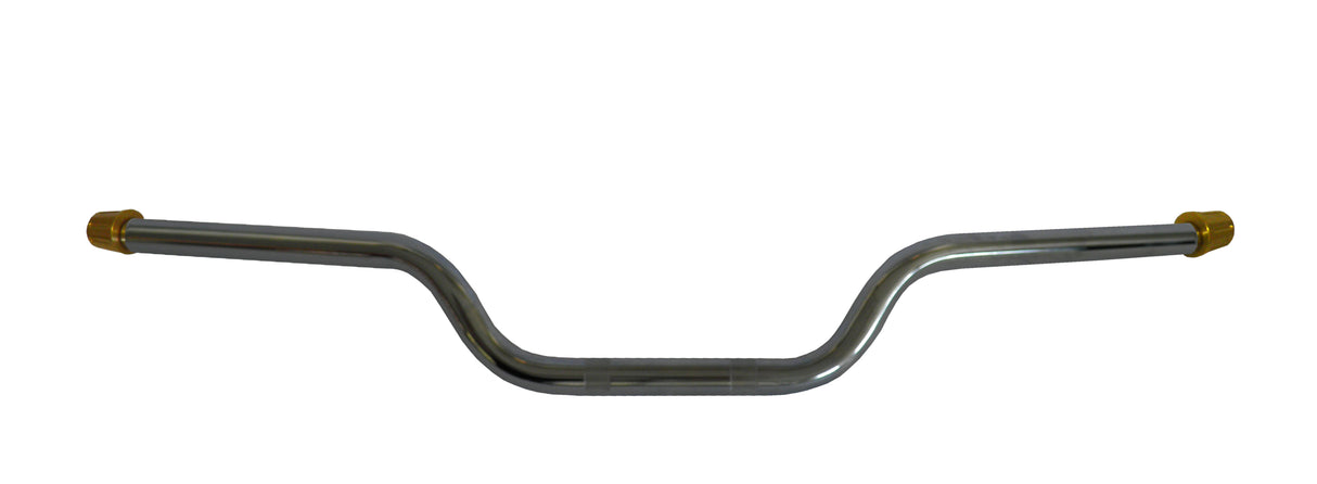 Manubrio Accossato In Acciaio Cromato Con Diametro Costante - 22 mm