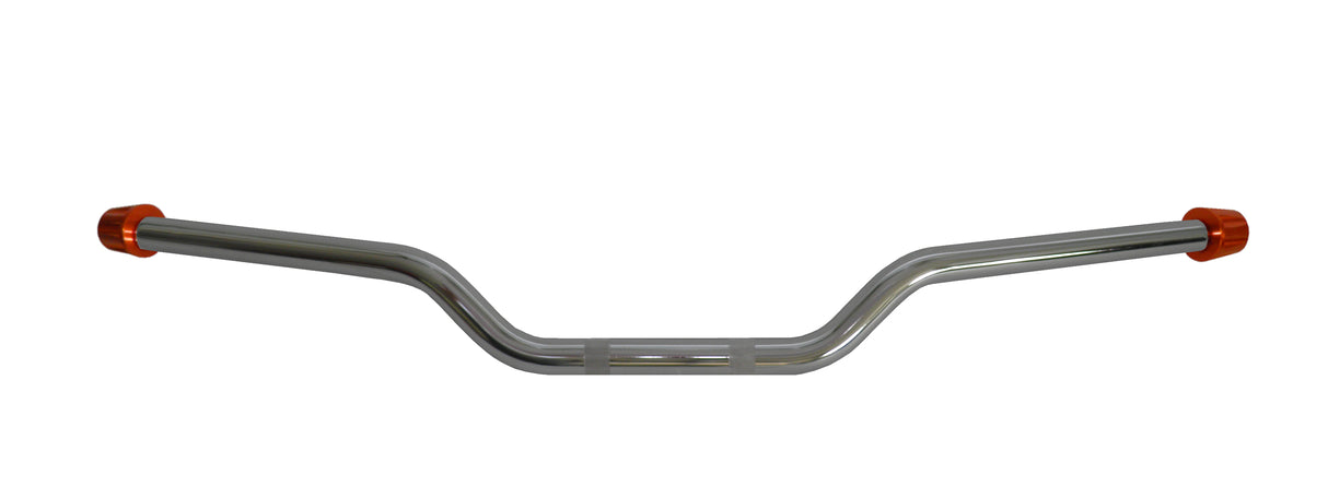 Manubrio Accossato In Acciaio Cromato Con Diametro Costante - 22 mm