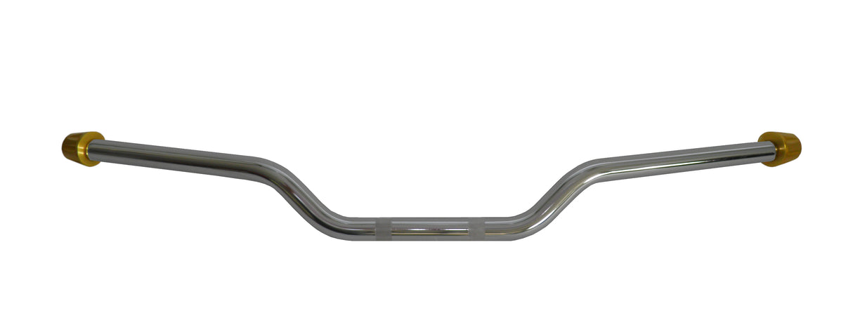 Manubrio Accossato In Acciaio Cromato Con Diametro Costante - 22 mm