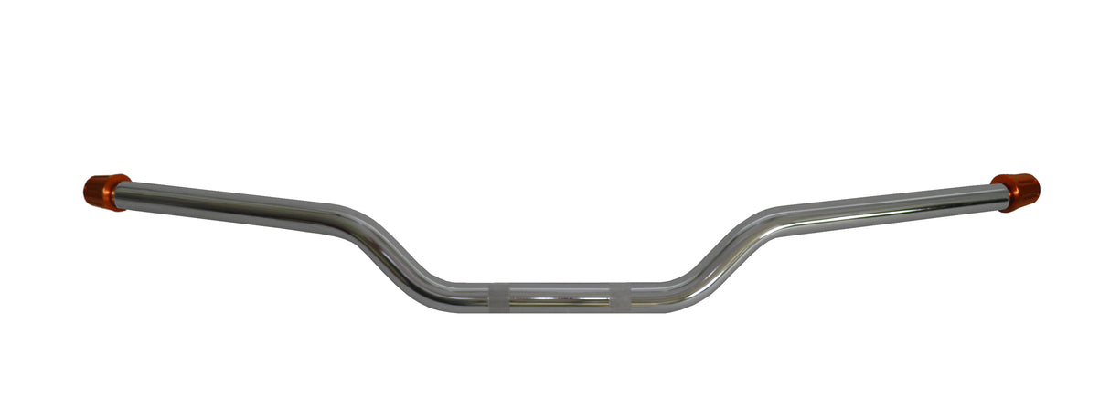 Manubrio Accossato In Acciaio Cromato Con Diametro Costante - 22 mm