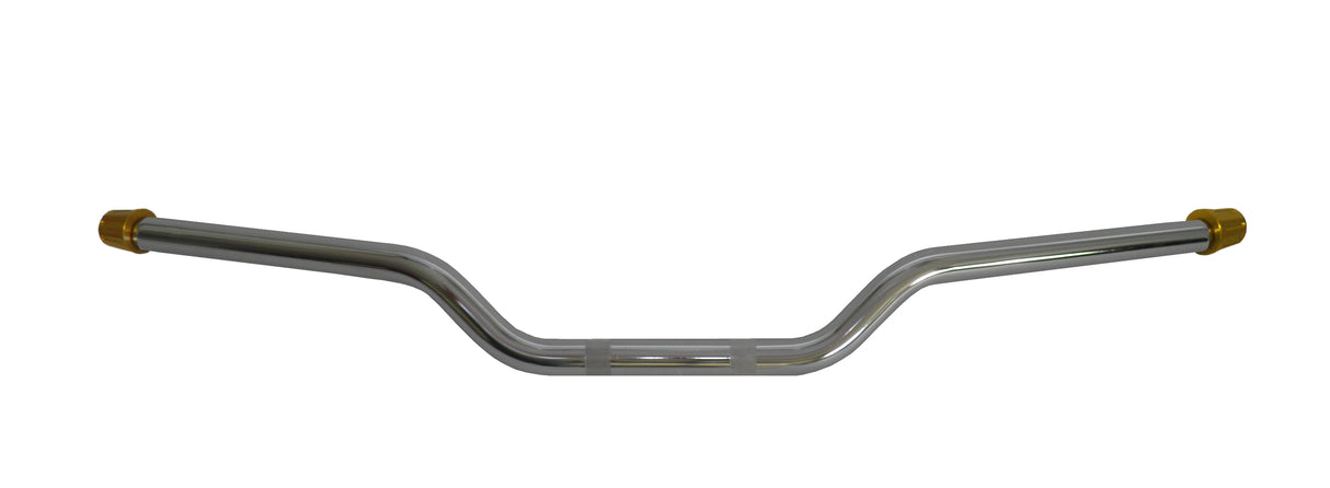 Manubrio Accossato In Acciaio Cromato Con Diametro Costante - 22 mm