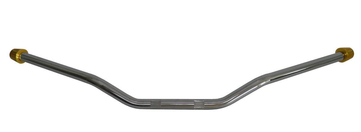 Manubrio Accossato In Acciaio Cromato Con Diametro Costante - 22 mm