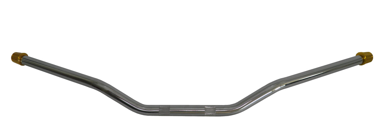 Manubrio Accossato In Acciaio Cromato Con Diametro Costante - 22 mm