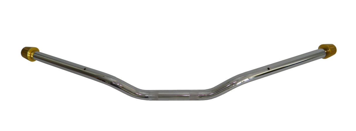 Manubrio Accossato In Acciaio Cromato Con Diametro Costante - 22 mm