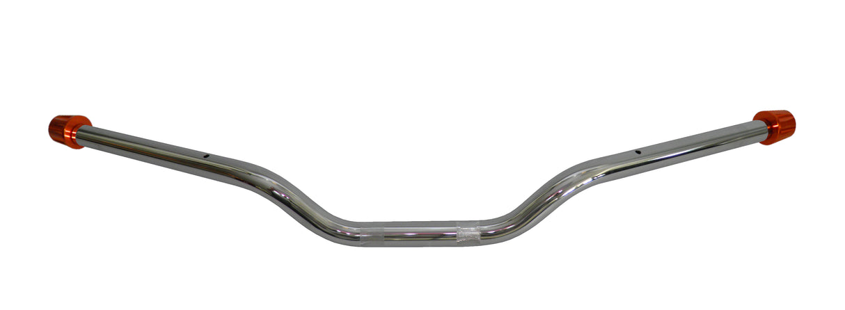 Manubrio Accossato In Acciaio Cromato Con Diametro Costante - 22 mm