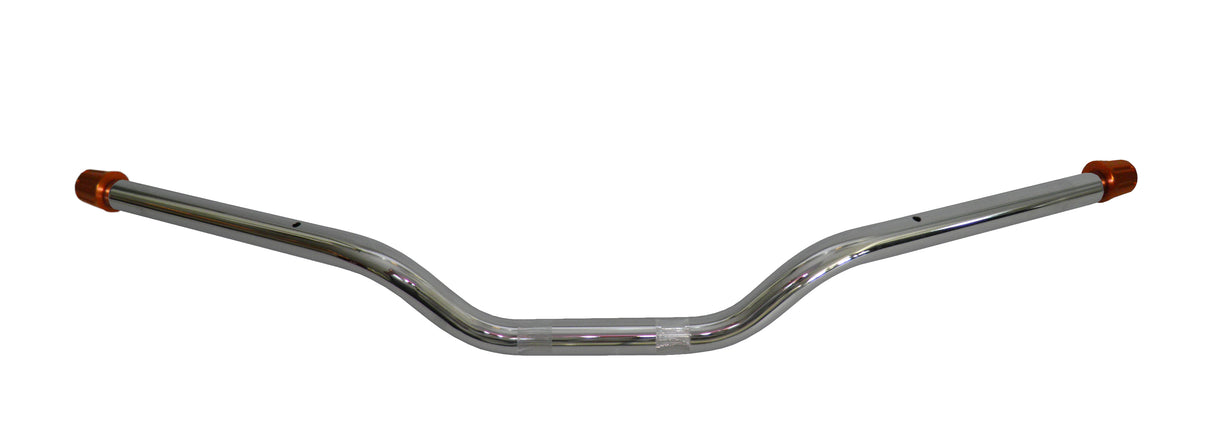 Manubrio Accossato In Acciaio Cromato Con Diametro Costante - 22 mm